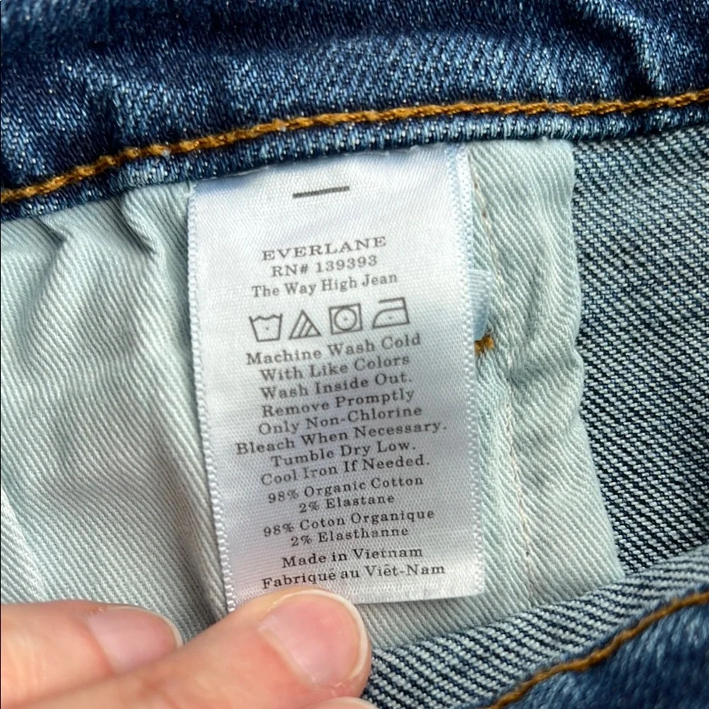 Everlane Way-High Long 33L (Vintage Indigo) - Picture 4 of 5